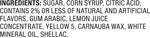 Lemonhead candy 12 ounce bag packaging details