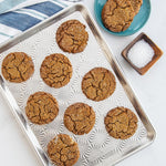 Nordic Ware baking pan reinforced steel rim and professional dimensions