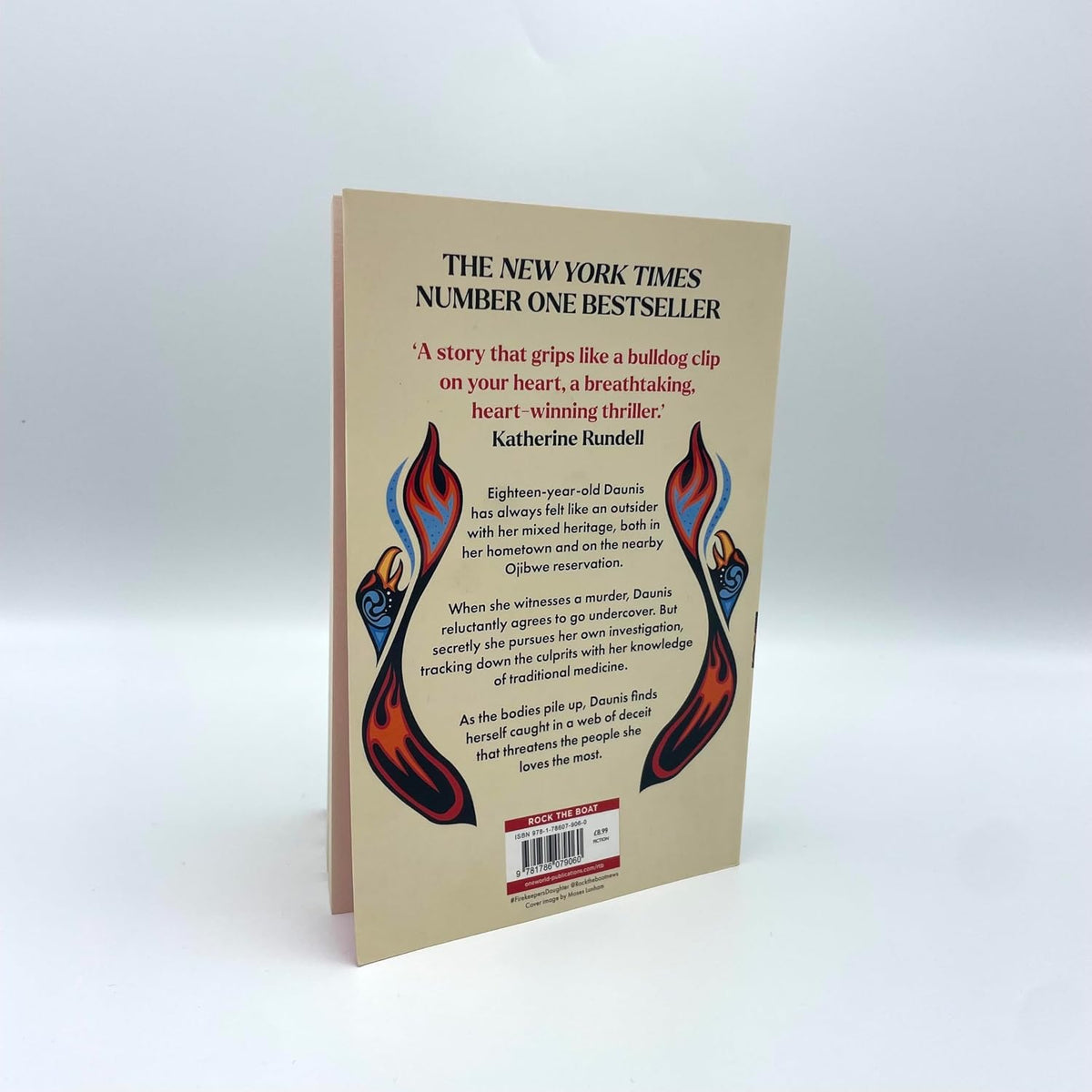 Angeline Boulley Firekeeper's Daughter spine and binding view