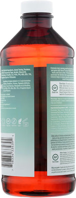 Desert Essence Prebiotic Mint Brushing Rinse ingredient highlights label