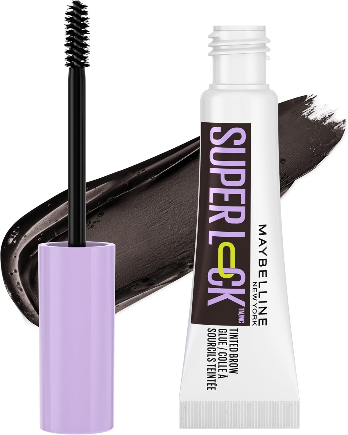 Maybelline Super Lock Brow Glue Eyebrow Gel, Lightweight Brow Gel For Up To 24HR Hold, Clear, 1 Count - Image 11