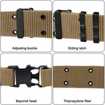Eforcase tactical belt styled for outdoor hiking and casual wear