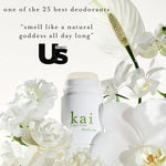 Kai aluminum-free deodorant packaging details