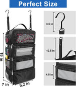 Olosar travel shelves packed inside a carry-on suitcase
