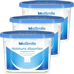 Moismile Moisture Absorber 3 Pack front view dehumidifier boxes