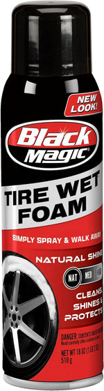 Black Magic Tire Wet Foam 18 Fluid Ounce front view