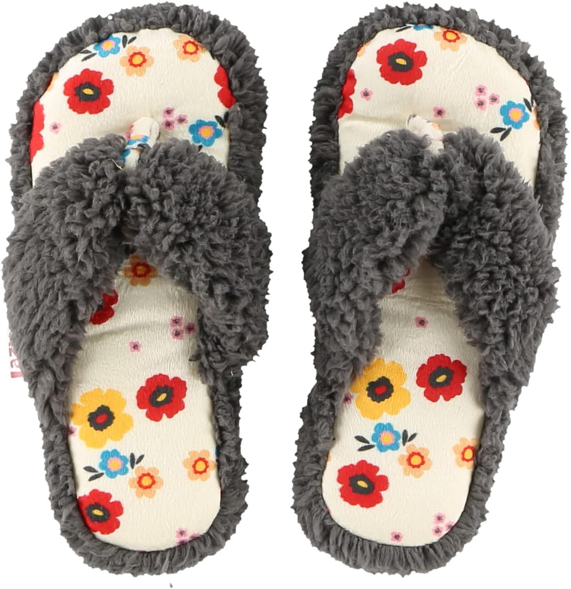 Lazy One Spa Flip-Flop Slippers for Women, Girls' Fuzzy House Slippers - Image 14