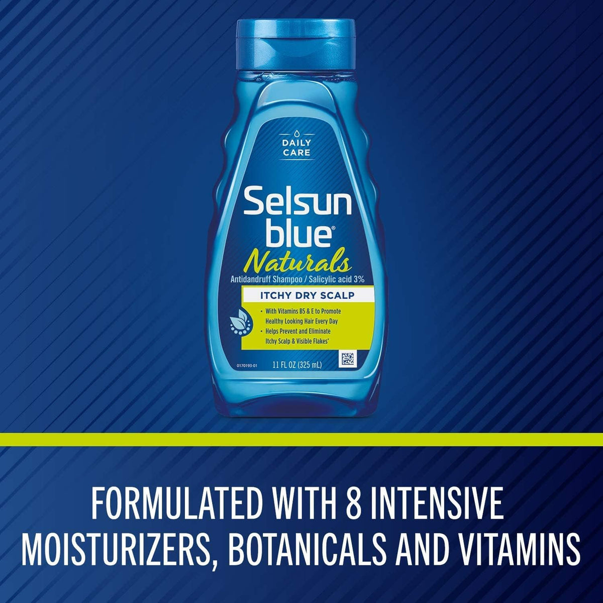Selsun Blue itchy dry scalp shampoo cap and nozzle design