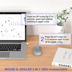 Azmall rechargeable mouse bottom sensor and mode switch button