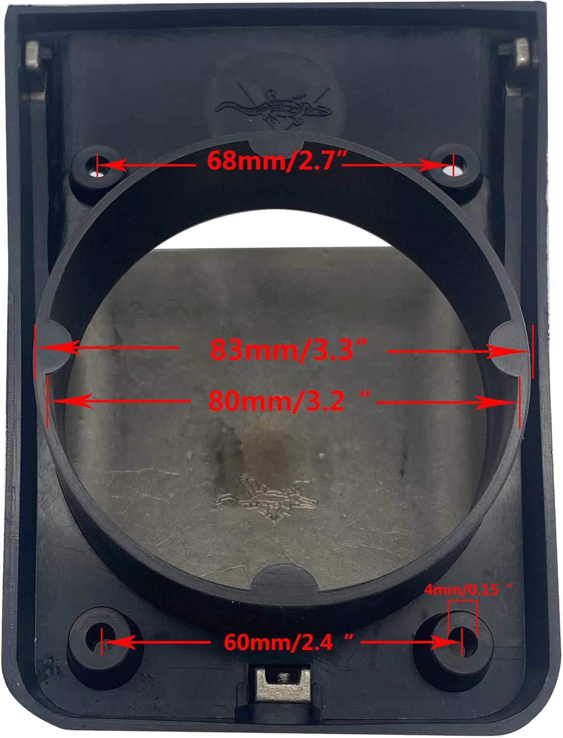 Isure Marine nylon base mounting detail
