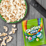 Skittles POPd Sour Freeze Dried Candy 5.5 Ounce pouch standing upright