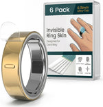 BandRain clear smart ring skin protector front view showcasing transparent film packaging