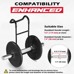 EAOENLS heavy duty dumbbell hooks showing anti slip grip surface