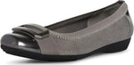 Anne Klein shoes square cap toe close up