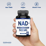 Dorado Nutrition NAD quality certification labels