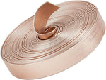 GORGECRAFT 5.5Yds x 0.31" Gold Metallic Leather Straps Shiny Flat Leather Cord Glossy Pu Leather Stripper Beading String Ribbon Crafts Double Sided Strips Faux Supplies for Pillow Making Craft - Image 10