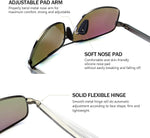 SUNGAIT polarized eyewear close up showing lens clarity and tint