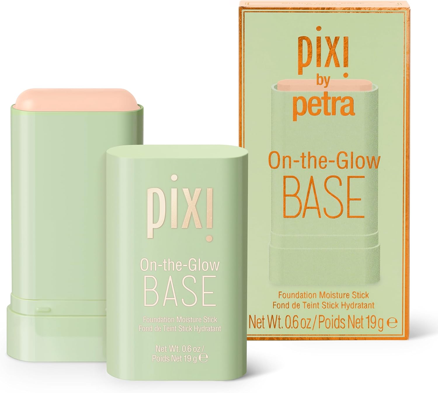 Pixi Beauty On-the-Glow Base| Tinted Moisturizer Foundation Stick | Cream: Fair/light, neutral shade| 0.6 oz / 19g - Image 1