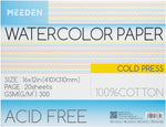 MEEDEN watercolor paper block front view