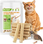 Freezed Dried Cat Chew Sticks, Cat Dental Treats for Freshens Breath and Controls Tartar, Feline Teething Sticks - Image 12