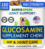 BARK&SPARK Glucosamine Chondroitin Dog Hip & Joint Supplement - Joint Pain Relief - Hip & Joint Chews - Joint Support Large Small Breed - Senior Doggie Vitamin Pill Joint Health - Image 15