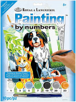 ROYAL BRUSH MANUFACTURING Junior Small Paint By Number Kit 8.75"X11.75" - Labrador Puppy - Image 9