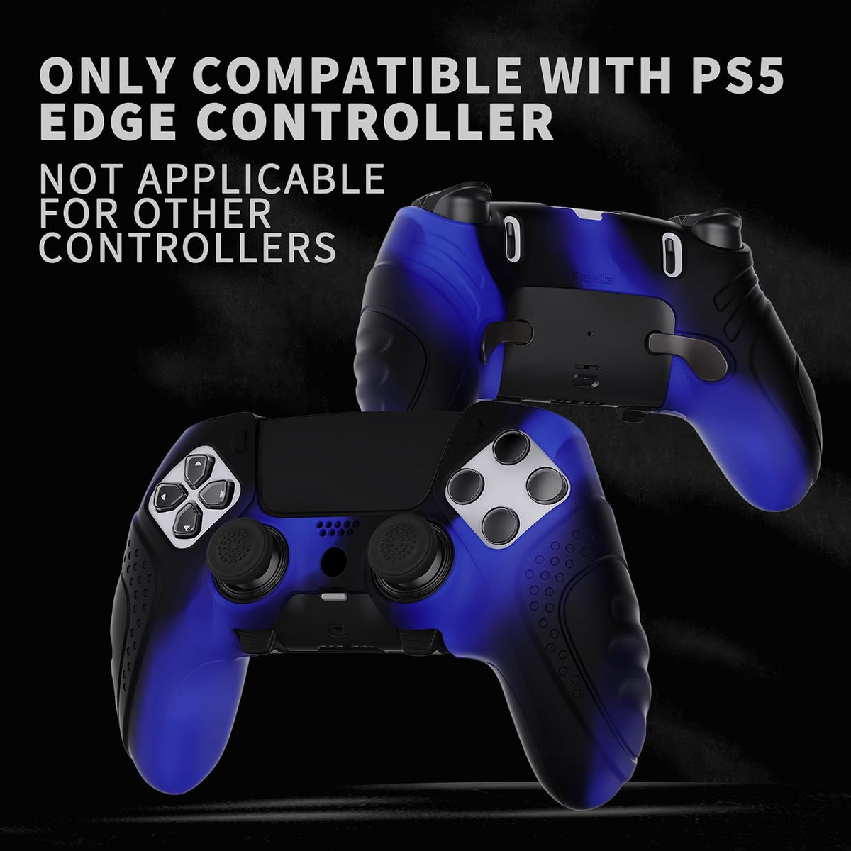 PlayVital Guardian Edition controller skin rear view showing back button cutouts
