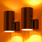 L Lohas LED amber night light front view