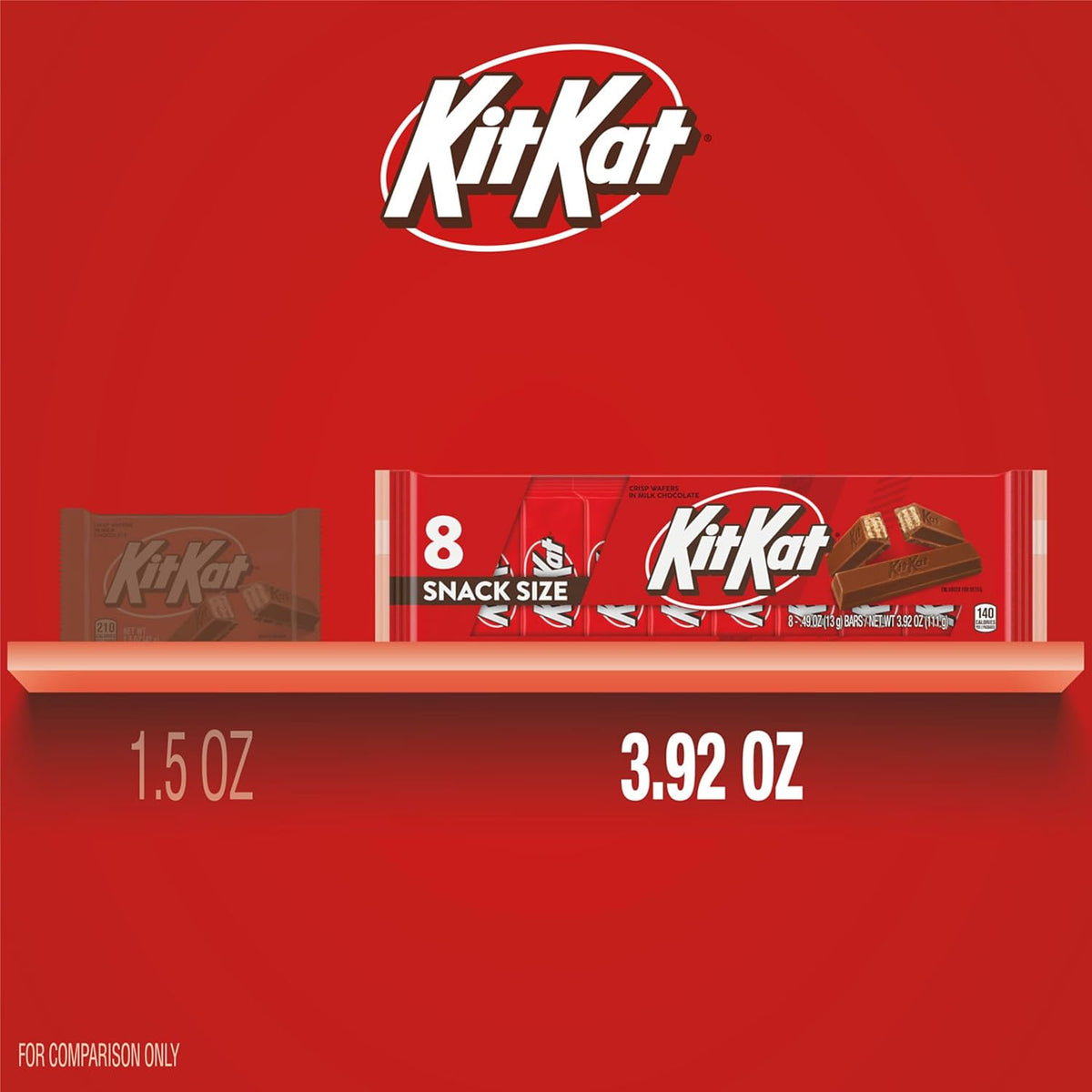 Individually wrapped milk chocolate wafer candy bars close up showcasing crisp texture.