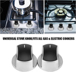 Zinc alloy replacement knobs back mounting slot