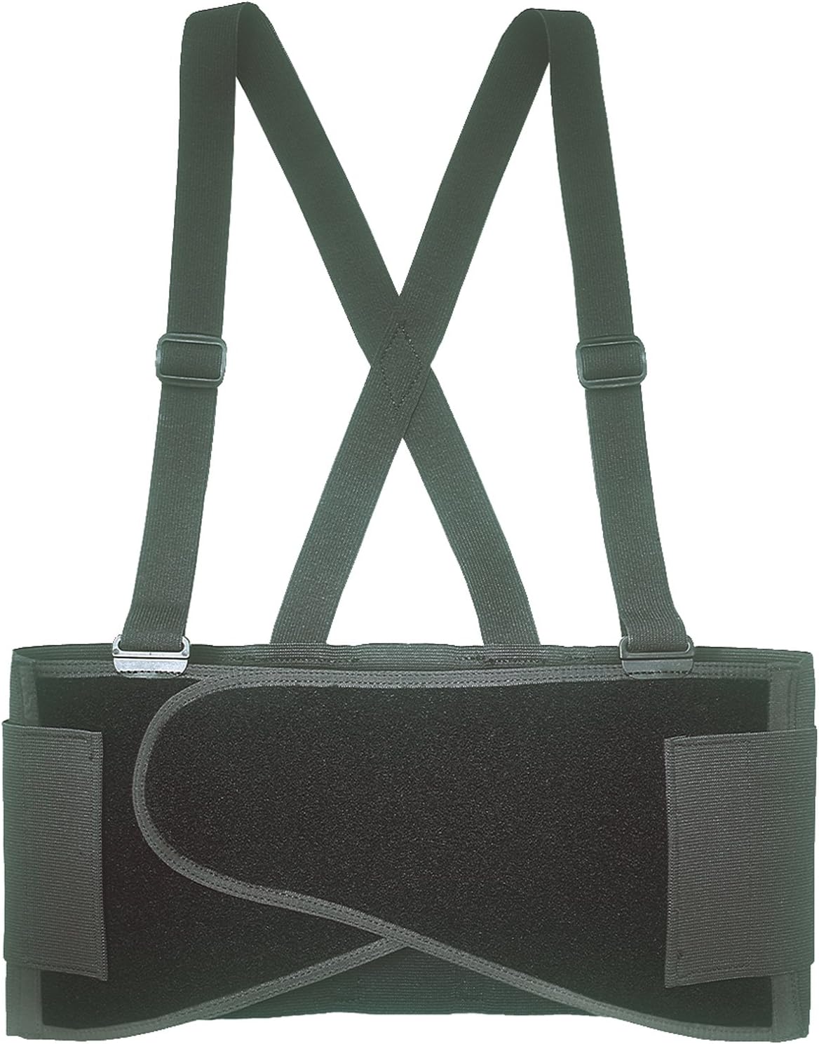 Custom Leathercraft CLC 5000L elastic back support belt front view work gear
