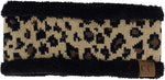 C.C soft stretch headband worn on model side view