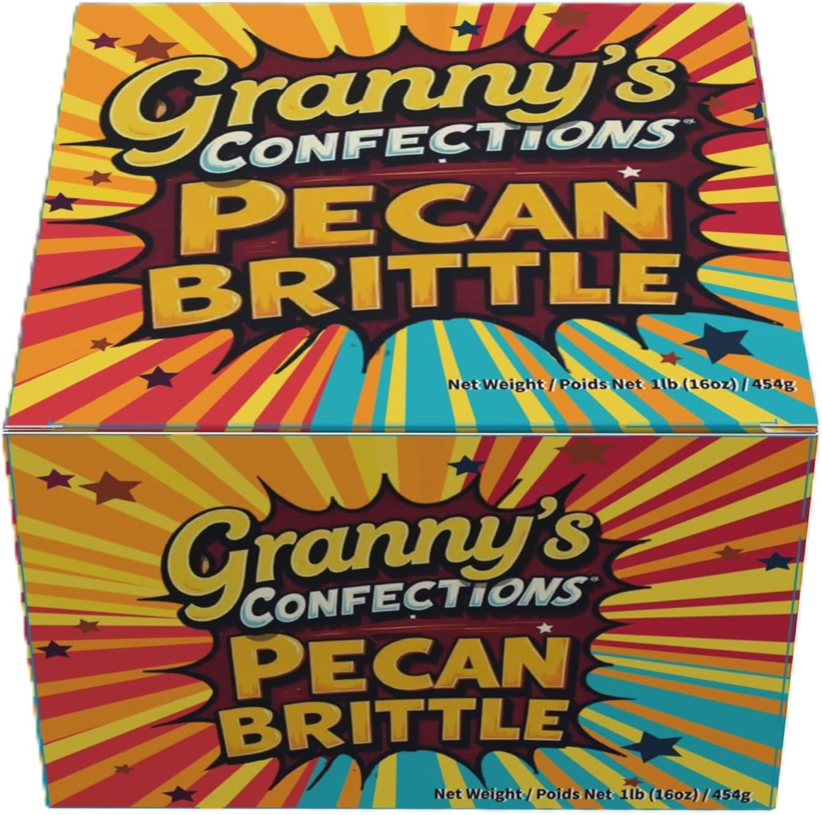 Granny's Confections gourmet candy showing rich buttery crunch textures