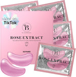 Bloomora rose under eye patches front view packaging