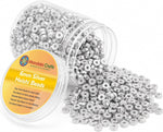 Mandala Crafts 4mm Gray Polymer Disc Clay Heishi Beads for Jewelry Making | 6000 Loose Flat Beads for Bracelets, Necklaces, Earrings, Hair Accessories, Spacers, Charms, Keychains & Beading - Image 12
