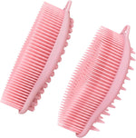 VWMYQ silicone body scrubber front view