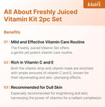 DearKlairs Ultimate Kit for Revitalizing Dull Skin, 2 Step Freshly Juiced vitamin Set, Vitamin Care Routine - Image 2