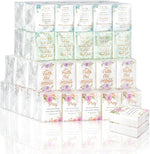 YHNTGB Bible theme facial tissues individual travel pocket pack bulk front view showing floral design and scripture verses.