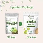 Nutritional facts panel and ingredient details on pouch