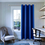 ChrisDowa blackout curtain front view royal blue