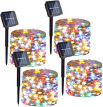 2 Pack Solar Copper Wire String Lights, 66 Ft 200 LEDs Warm White Outdoor | IP65 Waterproof, 8 Lighting Modes, Auto Dusk-to-Dawn, 10-12 Hour Runtime, Garden Patio Yard - Image 15
