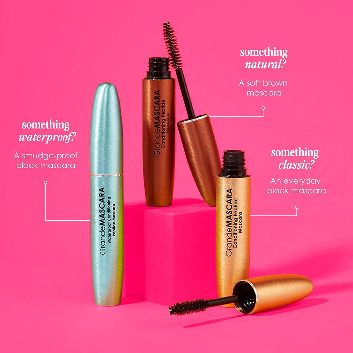 Grande Cosmetics GrandeMASCARA model eyelash application result