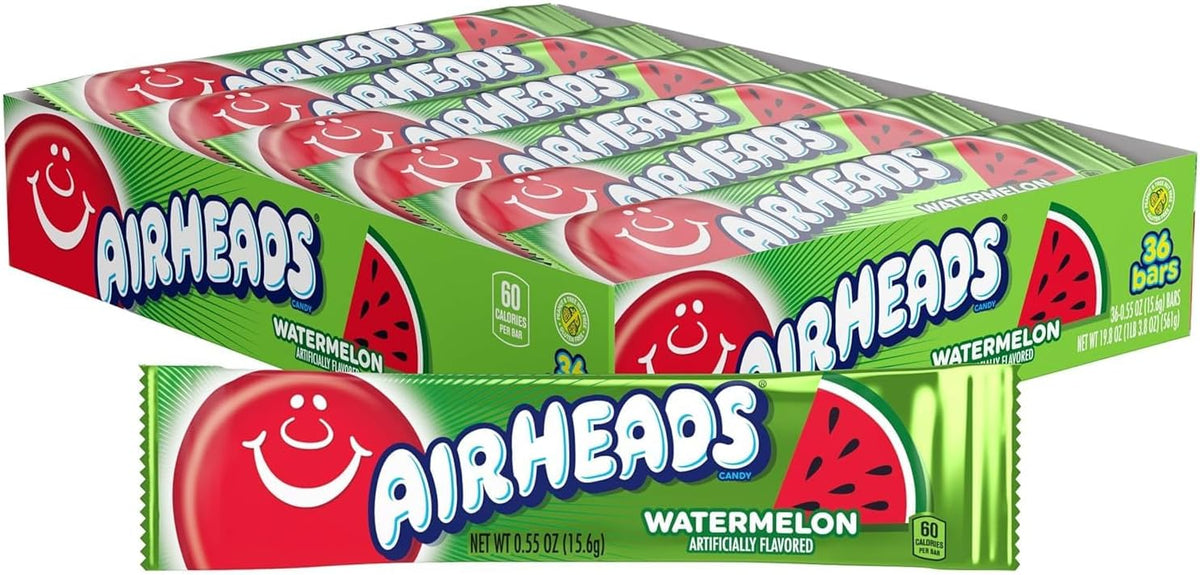 Airheads SOUR Candy Bars, Sour Watermelon Punch Flavored, Bulk, Concessions, Parties, Pack of 36 Bars. - Image 12