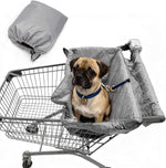 Wibeelee portable dog shopping cart cover front view for small pets