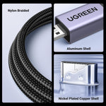 UGreen micro hdmi cable connected to camera
