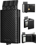VULKIT compact minimalist wallet held in hand