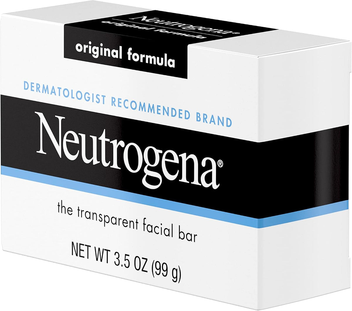 Neutrogena 3.5 ounces facial bar side profile