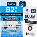 Integra Boost 2-Way Humidity Control 2 gram pack front view for herb preservation.