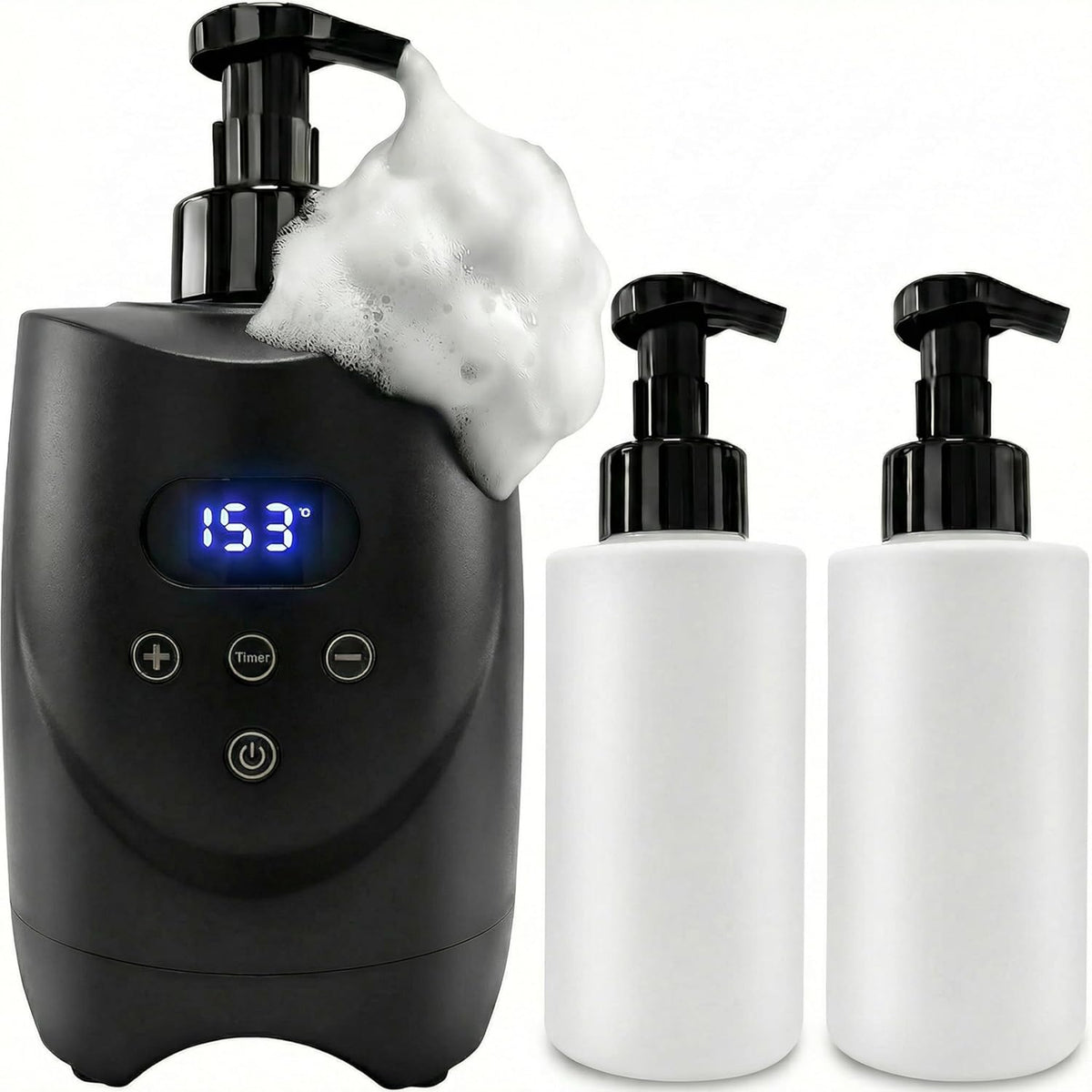 Scalpmaster Professional Hot Lather Machine front view with digital display