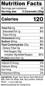 Candy Envy two pound bulk bag imported American caramels